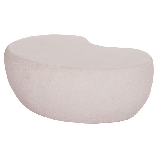 ΤΡΑΠΕΖΙ ΣΑΛΟΝΙΟΥ GERSON HM18151.02L FIBER CEMENT ΣΕ ΛΕΥΚΟ--122x78,5x40Υεκ.