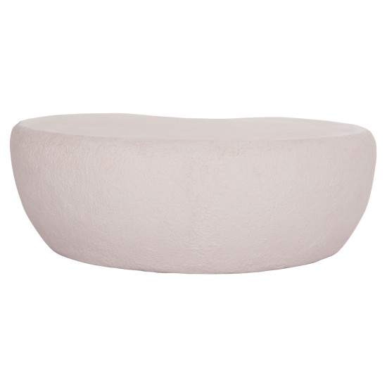 ΤΡΑΠΕΖΙ ΣΑΛΟΝΙΟΥ GERSON HM18151.02L FIBER CEMENT ΣΕ ΛΕΥΚΟ--122x78,5x40Υεκ.