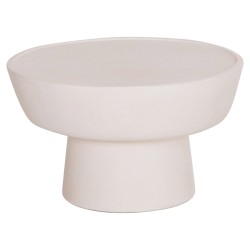 ΤΡΑΠΕΖΙ ΣΑΛΟΝΙΟΥ PIRSON HM18155.02 FIBER CEMENT ΣΕ ΛΕΥΚΟ--Φ60x36Υεκ.