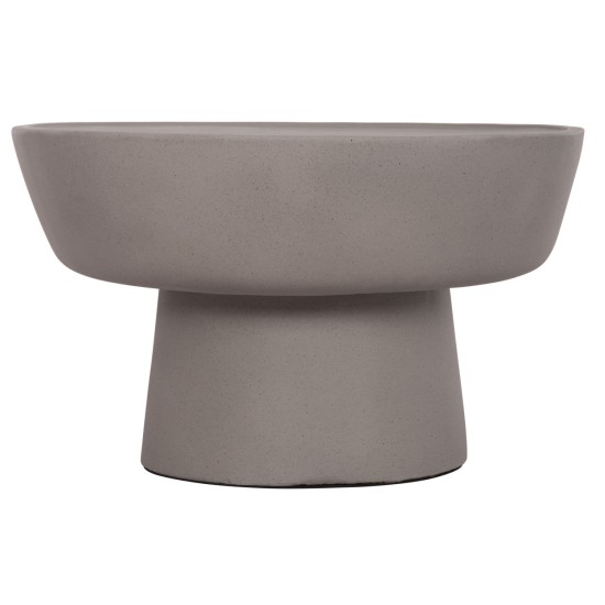 ΤΡΑΠΕΖΙ ΣΑΛΟΝΙΟΥ PIRSON HM18155.03 FIBER CEMENT ΣΕ ΓΚΡΙ--Φ60x36Υεκ.