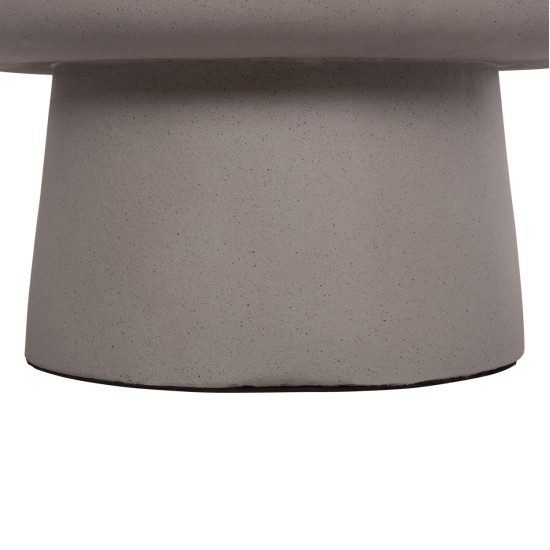 ΤΡΑΠΕΖΙ ΣΑΛΟΝΙΟΥ PIRSON HM18155.03 FIBER CEMENT ΣΕ ΓΚΡΙ--Φ60x36Υεκ.