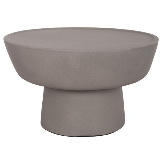 ΤΡΑΠΕΖΙ ΣΑΛΟΝΙΟΥ PIRSON HM18155.03 FIBER CEMENT ΣΕ ΓΚΡΙ--Φ60x36Υεκ.