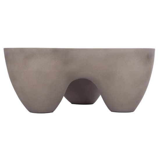 ΤΡΑΠΕΖΙ ΣΑΛΟΝΙΟΥ SALLEN HM18161.03 FIBER CEMENT ΣΕ ΓΚΡΙ--108x94x38,5Υεκ.