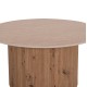 ΤΡΑΠΕΖΙ ΣΑΛΟΝΙΟΥ TWIL HM18325 ΚΕΡΑΜΙΚΟ TOP ΟΨΗ ΤΡΑΒΕΡΤΙΝΑΣ-MDF ΒΑΣΗ Φ80x40Υεκ