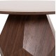 ΤΡΑΠΕΖΙ ΣΑΛΟΝΙΟΥ VENERA HM18441 ΚΕΡΑΜΙΚΟ TOP ΟΨΗ ΤΡΑΒΕΡΤΙΝΑΣ-MDF ΚΑΡΥΔΙ Φ80x42Υεκ.