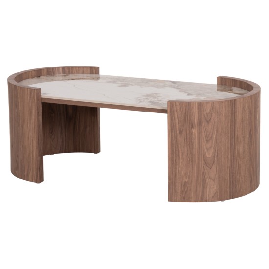 ΤΡΑΠΕΖΙ  ΣΑΛΟΝΙΟΥ MARBLEX HM18445 ΚΕΡΑΜΙΚΟ TOP PANDORA--MDF ΠΟΔΙΑ 120x60x43.5Υεκ