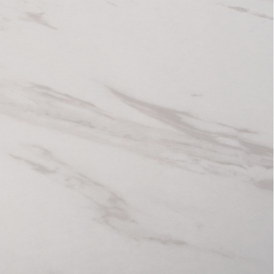 ΤΡΑΠΕΖΙ ΣΑΛΟΝΙΟΥ BRAYLEN HM8942.12 ΜΕΛΑΜΙΝΗ ΛΕΥΚΟ ΜΑΡΜΑΡΟ-ΜΑΥΡΗ ΒΑΣΗ 75x75x43Υεκ.