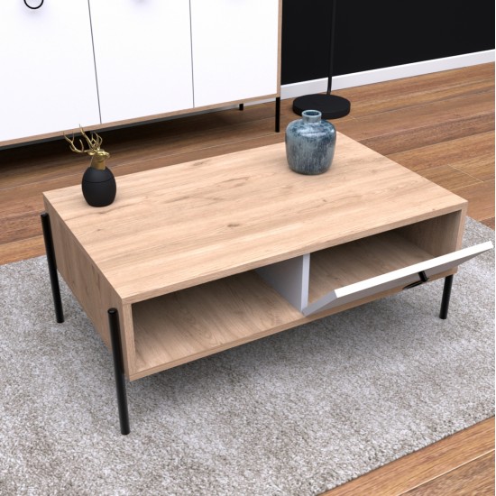 ΤΡΑΠΕΖΙ ΣΑΛΟΝΙΟΥ SONAMA ΛΕΥΚΟ HM9247.01 90x56x37,6 εκ. ΤΡΑΠΕΖΙ ΣΑΛΟΝΙΟΥ SONAMA ΛΕΥΚΟ HM9247.01 90x56x37,6 εκ.