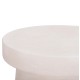ΤΡΑΠΕΖΙ ΣΑΛΟΝΙΟΥ ΣΤΡΟΓΓΥΛΟ ΣΕΙΡΑ SANTORINI HM18050 MDF ΣΕ ΥΠΟΛΕΥΚΟ ΧΡΩΜΑ Φ80x35Υεκ.
