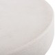 ΤΡΑΠΕΖΙ ΣΑΛΟΝΙΟΥ ΣΤΡΟΓΓΥΛΟ ΣΕΙΡΑ SANTORINI HM18051 MDF ΣΕ ΥΠΟΛΕΥΚΟ ΧΡΩΜΑ Φ60x42,5Υεκ.