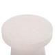 ΤΡΑΠΕΖΙ ΣΑΛΟΝΙΟΥ ΣΤΡΟΓΓΥΛΟ ΣΕΙΡΑ SANTORINI HM18052 MDF ΣΕ ΥΠΟΛΕΥΚΟ ΧΡΩΜΑ Φ48x49Υεκ.