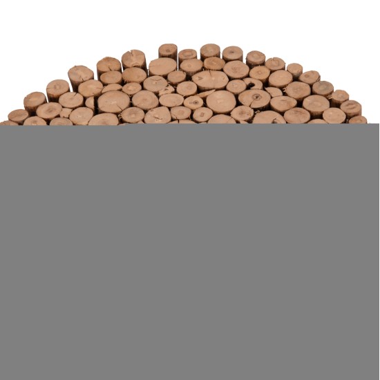 ΤΡΑΠΕΖΙ ΣΑΛΟΝΙΟΥ ΣΤΡΟΓΓΥΛΟ DRIFTER HM4443 DRIFTWOOD ΣΕ ΦΥΣΙΚΟ ΧΡΩΜΑ Φ36x40Υεκ