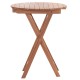 ΤΡΑΠΕΖΙ ΣΚΗΝΟΘΕΤΗ ΣΤΡΟΓΓΥΛΟ HEIDEL HM18120 ΞΥΛΟ TEAK--ΦΥΣΙΚΟ Φ60x75Υεκ.