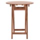 ΤΡΑΠΕΖΙ ΣΚΗΝΟΘΕΤΗ ΣΤΡΟΓΓΥΛΟ HEIDEL HM18120 ΞΥΛΟ TEAK--ΦΥΣΙΚΟ Φ60x75Υεκ.