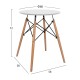 ΤΡΑΠΕΖΙ MINIMAL ΣΤΡΟΓΓΥΛΟ HM0060.01 ΛΕΥΚΟ ΧΡΩΜΑ MDF-ΠΟΔΙΑ ΟΞΙΑΣ ΦΥΣΙΚΟ Φ60Χ72Υεκ.