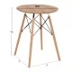ΤΡΑΠΕΖΙ ΣΤΡΟΓΓΥΛΟ MINIMAL HM0060.04 ΦΥΣΙΚΟ ΧΡΩΜΑ MDF-ΠΟΔΙΑ ΟΞΙΑΣ ΣΕ ΦΥΣΙΚΟ ΧΡΩΜΑ Φ60Χ76Υεκ.