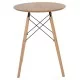 ΤΡΑΠΕΖΙ ΣΤΡΟΓΓΥΛΟ MINIMAL HM0060.04 ΦΥΣΙΚΟ ΧΡΩΜΑ MDF-ΠΟΔΙΑ ΟΞΙΑΣ ΣΕ ΦΥΣΙΚΟ ΧΡΩΜΑ Φ60Χ76Υεκ.