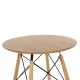 ΤΡΑΠΕΖΙ ΣΤΡΟΓΓΥΛΟ MINIMAL HM0060.04 ΦΥΣΙΚΟ ΧΡΩΜΑ MDF-ΠΟΔΙΑ ΟΞΙΑΣ ΣΕ ΦΥΣΙΚΟ ΧΡΩΜΑ Φ60Χ76Υεκ.