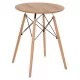 ΤΡΑΠΕΖΙ ΣΤΡΟΓΓΥΛΟ MINIMAL HM0060.04 ΦΥΣΙΚΟ ΧΡΩΜΑ MDF-ΠΟΔΙΑ ΟΞΙΑΣ ΣΕ ΦΥΣΙΚΟ ΧΡΩΜΑ Φ60Χ76Υεκ.