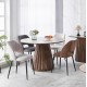 ΤΡΑΠΕΖΙ ΣΤΡΟΓΓΥΛΟ WALDEN HM18440 ΚΕΡΑΜΙΚΟ TOP ΣΕ ΤΡΑΒΕΡΤΙΝΑ--MDF ΒΑΣΗ Φ120x76Υεκ