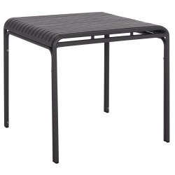 ΤΡΑΠΕΖΙ ΤΕΤΡΑΓΩΝΟ ΑΛΟΥΜΙΝΙΟΥ RACHEL HM6338.01 ΓΚΡΙ 80x80x76Υεκ.