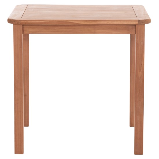 ΤΡΑΠΕΖΙ ΤΕΤΡΑΓΩΝΟ PRESSCOT HM18122 ΞΥΛΟ TEAK--ΦΥΣΙΚΟ 80x80x76Υεκ.