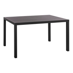 ΤΡΑΠΕΖΙ ΤΡΑΠΕΖΑΡΙΑΣ ΑΛΟΥΜΙΝΙΟΥ SAHIRA HM5571.02 ΑΝΘΡΑΚΙ 140Χ80X75,5Υεκ.