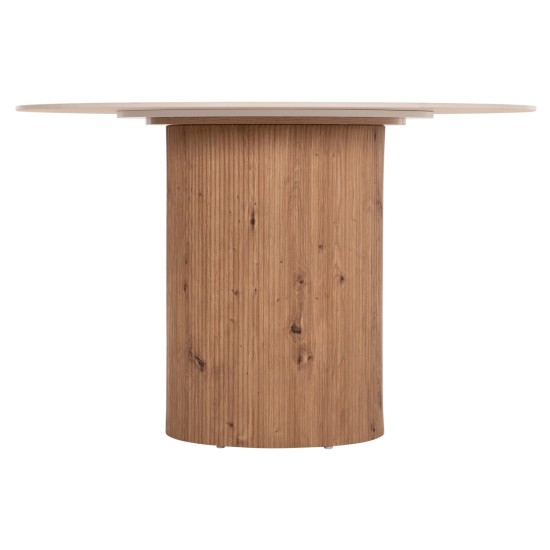 ΤΡΑΠΕΖΙ ΤΡΑΠΕZΑΡΙΑΣ TWIL HM18324 ΚΕΡΑΜΙΚΟ TOP ΟΨΗ ΤΡΑΒΕΡΤΙΝΑΣ-MDF ΒΑΣΗ Φ120x76Υεκ