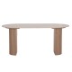 ΤΡΑΠΕΖΙ ΤΡΑΠΕΖΑΡΙΑΣ MELLOW HM18416 MDF ΠΟΔΙΑ ΣΕ ΦΥΣΙΚΟ--ΚΕΡΑΜΙΚΟ TOP 180x90x76Υεκ.