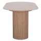 ΤΡΑΠΕΖΙ ΤΡΑΠΕΖΑΡΙΑΣ MELLOW HM18416 MDF ΠΟΔΙΑ ΣΕ ΦΥΣΙΚΟ--ΚΕΡΑΜΙΚΟ TOP 180x90x76Υεκ.