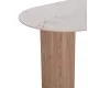 ΤΡΑΠΕΖΙ ΤΡΑΠΕΖΑΡΙΑΣ MELLOW HM18416 MDF ΠΟΔΙΑ ΣΕ ΦΥΣΙΚΟ--ΚΕΡΑΜΙΚΟ TOP 180x90x76Υεκ.