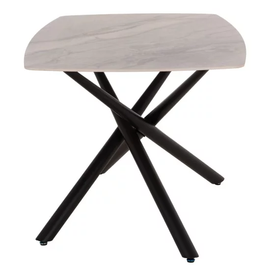 ΤΡΑΠΕΖΙ ΤΡΑΠΕΖΑΡΙΑΣ ISKA HM18420 ΚΕΡΑΜΙΚΟ TOP ΣΕ ΛΕΥΚΟ/ΚΑΦΕ ΜΑΡΜΑΡΟ 160x90x79Υεκ