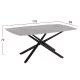 ΤΡΑΠΕΖΙ ΤΡΑΠΕΖΑΡΙΑΣ ISKA HM18423 ΚΕΡΑΜΙΚΟ TOP ΣΕ ΛΕΥΚΟ/ΚΑΦΕ ΜΑΡΜΑΡΟ 178x89x79Υεκ