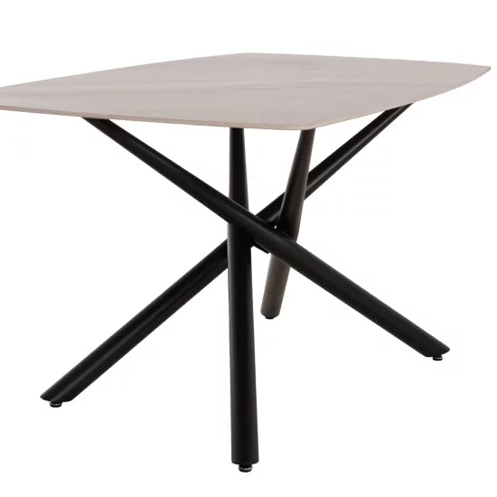 ΤΡΑΠΕΖΙ ΤΡΑΠΕΖΑΡΙΑΣ ISKA HM18423 ΚΕΡΑΜΙΚΟ TOP ΣΕ ΛΕΥΚΟ/ΚΑΦΕ ΜΑΡΜΑΡΟ 178x89x79Υεκ
