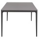 ΤΡΑΠΕΖΙ ΤΡΑΠΕΖΑΡΙΑΣ STAD HM6557.01 ΓΚΡΙ ΑΛΟΥΜΙΝΙΟ & SINTERED STONE TOP 180x90x74Υεκ