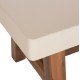 ΤΡΑΠΕΖΙ ΤΡΑΠΕΖΑΡΙΑΣ FIBER CEMENT & ΞΥΛΟ ΑΚΑΚΙΑΣ MAEVE HM6596.02 ΜΠΕΖ 160x90x75Υεκ