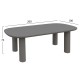 ΤΡΑΠΕΖΙ ΤΡΑΠΕΖΑΡΙΑΣ KIORA HM6597.01 ΓΚΡΙ FIBER CEMENT 200x100x75Υεκ