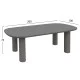 ΤΡΑΠΕΖΙ ΤΡΑΠΕΖΑΡΙΑΣ KIORA HM6597.01 ΓΚΡΙ FIBER CEMENT 200x100x75Υεκ