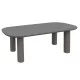 ΤΡΑΠΕΖΙ ΤΡΑΠΕΖΑΡΙΑΣ KIORA HM6597.01 ΓΚΡΙ FIBER CEMENT 200x100x75Υεκ