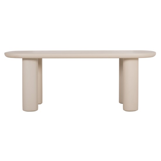 ΤΡΑΠΕΖΙ ΤΡΑΠΕΖΑΡΙΑΣ FIBER CEMENT KIORA HM6597.02 ΜΠΕΖ 200x100x76Υεκ
