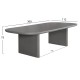 ΤΡΑΠΕΖΙ ΤΡΑΠΕΖΑΡΙΑΣ FIBER CEMENT AZAMI HM6601.01 ΓΚΡΙ 300x112x75Υεκ.