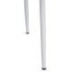ΤΡΑΠΕΖΙ ΤΡΑΠΕΖΑΡΙΑΣ PALOMA HM8334.02, 120X70X76,5- SONOMA, ΛΕΥΚΑ ΠΟΔΙΑ