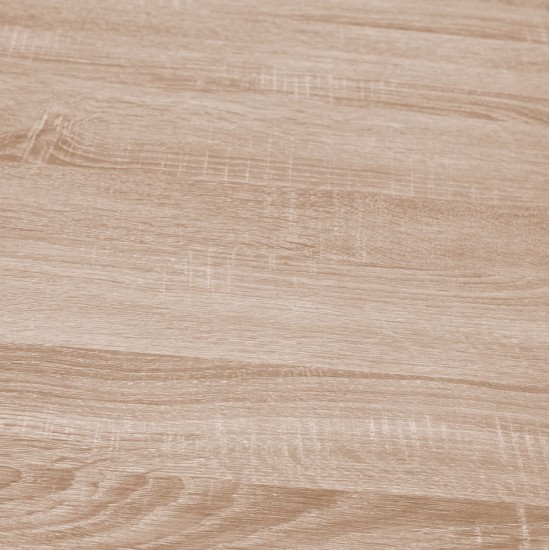 ΤΡΑΠΕΖΙ ΤΡΑΠΕΖΑΡΙΑΣ PALOMA HM8335.01, 70Χ70X76.5, SONOMA, ΜΑΥΡΑ ΠΟΔΙΑ
