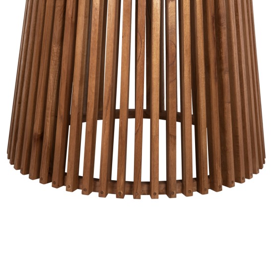 ΤΡΑΠΕΖΙ ΤΡΑΠΕΖΑΡΙΑΣ FRANTZ HM9457.11 ΜΑΣΙΦ MINDI ΞΥΛΟ ΣΕ ΦΥΣΙΚΟ Φ150x75Υεκ.