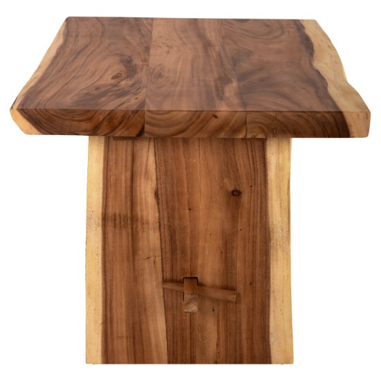 ΤΡΑΠΕΖΙ ΤΡΑΠΕΖΑΡΙΑΣ EGON HM9490 ΜΑΣΙΦ ΞΥΛΟ SUAR 7,5εκ.TOP-ΦΥΣΙΚΟ 200x100x80Υεκ.