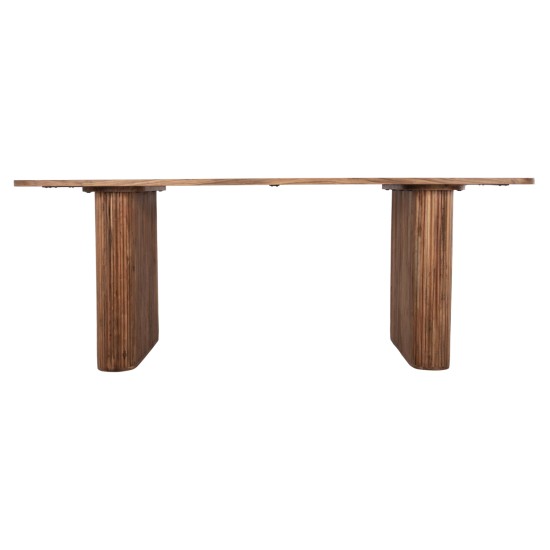 ΤΡΑΠΕΖΙ ΤΡΑΠΕΖΑΡΙΑΣ GROOT HM9683 ΜΑΣΙΦ ΞΥΛΟ ΑΚΑΚΙΑΣ ΣΕ ΦΥΣΙΚΟ 200,5x100x72Yεκ.