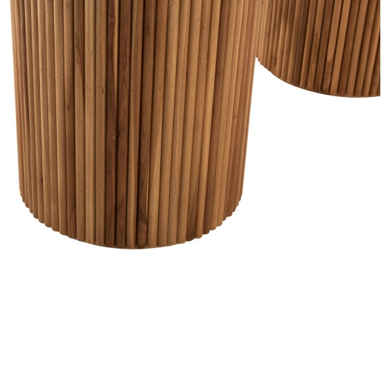 ΤΡΑΠΕΖΙ ΤΡΑΠΕΖΑΡΙΑΣ DREMA HM9893 ΜΑΣΙΦ ΞΥΛΟ ΤΕΑΚ 200Χ110Χ77.5Υεκ. 4εκ.ΕΠΙΦΑΝΕΙΑ