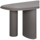 ΤΡΑΠΕΖΙ ΤΡΑΠΕΖΑΡΙΑΣ FIBER CEMENT ΟΒΑΛ GLEN HM6598.01 ΓΚΡΙ 260x95x75Υεκ