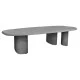 ΤΡΑΠΕΖΙ ΤΡΑΠΕΖΑΡΙΑΣ FIBER CEMENT ΟΒΑΛ GLEN HM6598.02 ΜΠΕΖ 260x95x75Υεκ