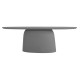 ΤΡΑΠΕΖΙ ΤΡΑΠΕΖΑΡΙΑΣ ΟΒΑΛ BRECCAN HM6577.01 ΓΚΡΙ FIBER CEMENT 240x100x75Υεκ.